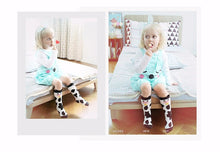 (6 Pairs) Cotton Non-Slip long Socks for 0 ~ 4 years babys