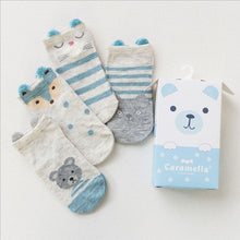 (4 Pairs) Cotton Socks for 0 ~ 3 years babys