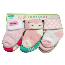 (6 Pairs) Cotton Socks for 0 ~ 3M babys