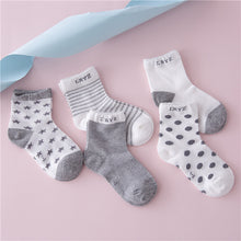 (10 Pairs) Cotton Socks for 0 ~ 6 years babys