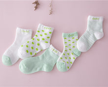 (10 Pairs) Cotton Socks for 0 ~ 6 years babys