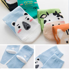 (5 Pairs) Cotton long Socks for 1 ~ 5 years babys