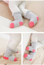 (3 Pairs) Cotton Socks for 0 ~ 2 years babys